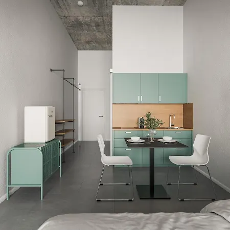 公寓式酒店 Modernes Skyroom 5